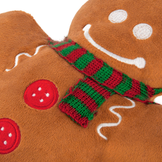 P.L.A.Y. Hundespielzeug | Holly Jolly Gingerbread Man Stoffspielzeug