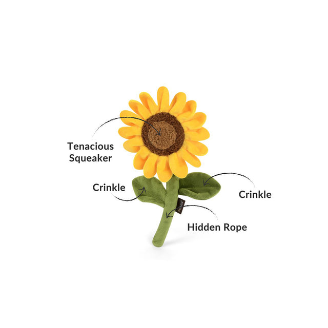 P.L.A.Y. Hundespielzeug | Sassy Sunflower Stoffspielzeug