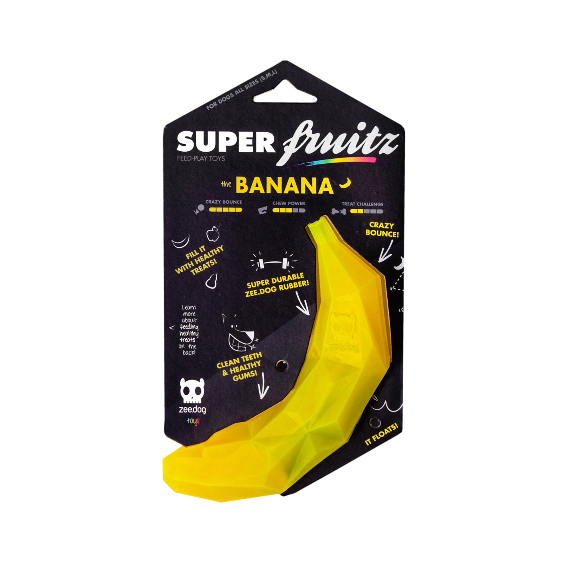 banane spielzeug Zee.Dog FRUITZ I Interaktives Spielzeug für deinen Vierbeiner!