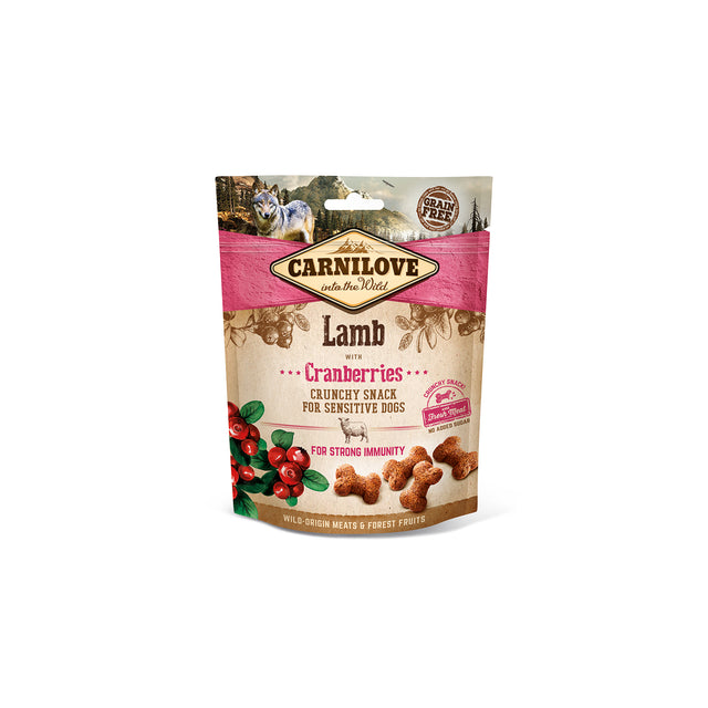 Carnilove Hundekekse Crunchy Snack | Lamb with Cranberries, 200g Hundekeks