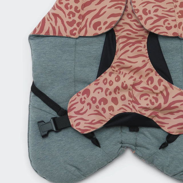 PAIKKA Hundewintermantel, Visibility Red Mix Hundewintermantel