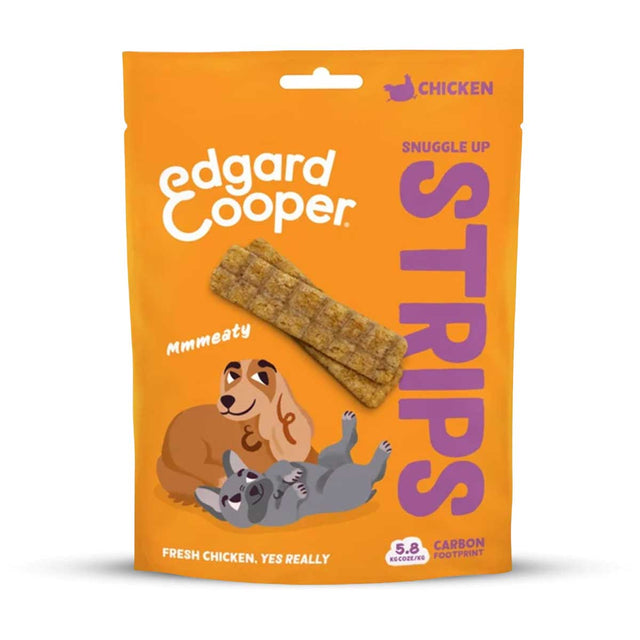 Edgard Cooper Snugglebug Strips, Huhn Fleischsnacks