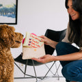 P.L.A.Y. Hundespielzeug Liebesbrief „I Ruv You" Stoffspielzeug
