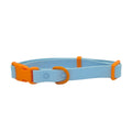 Approved by Fritz Hundehalsband Baby Blue Orange Hundehalsband