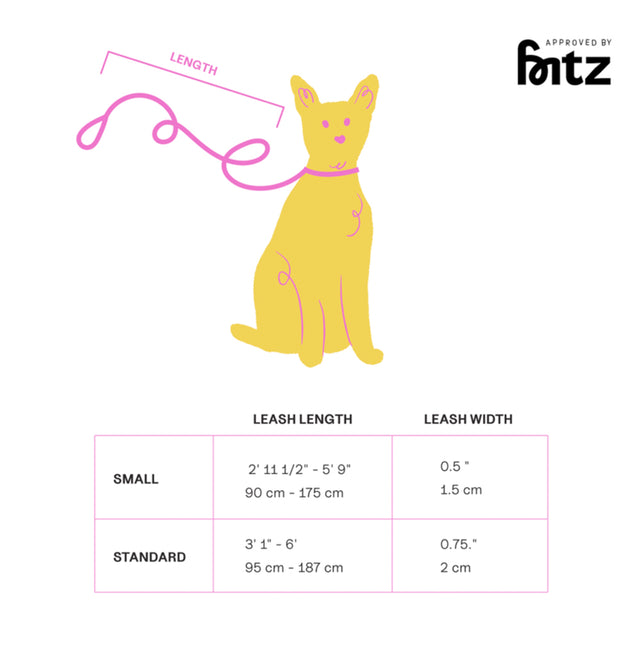 Approved by Fritz Hundeleine Lilac Grey Hundeleine