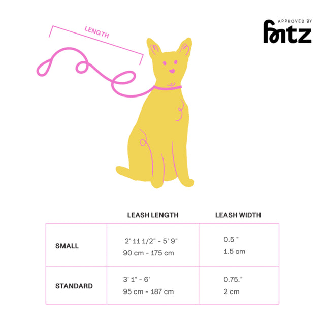 Approved by Fritz Hundeleine Pink Lemonade Hundeleine