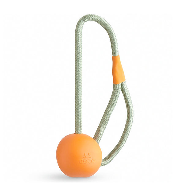 Beco Pets Hundespielzeug Slinger Ball, Orange Wurfspielzeug