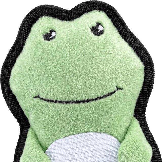 Beco Pets Hundespielzeug Rough & Tough Recycled, Frog Stoffspielzeug