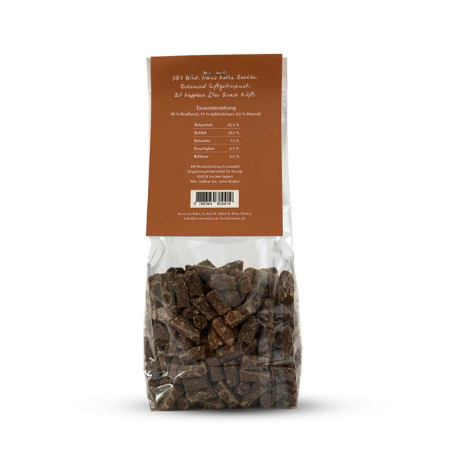 Hund von Eden BISS:CHEN Rind, 175g Fleischsnacks