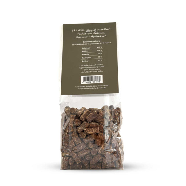 Hund von Eden BISS:CHEN Wild, 175g Fleischsnacks