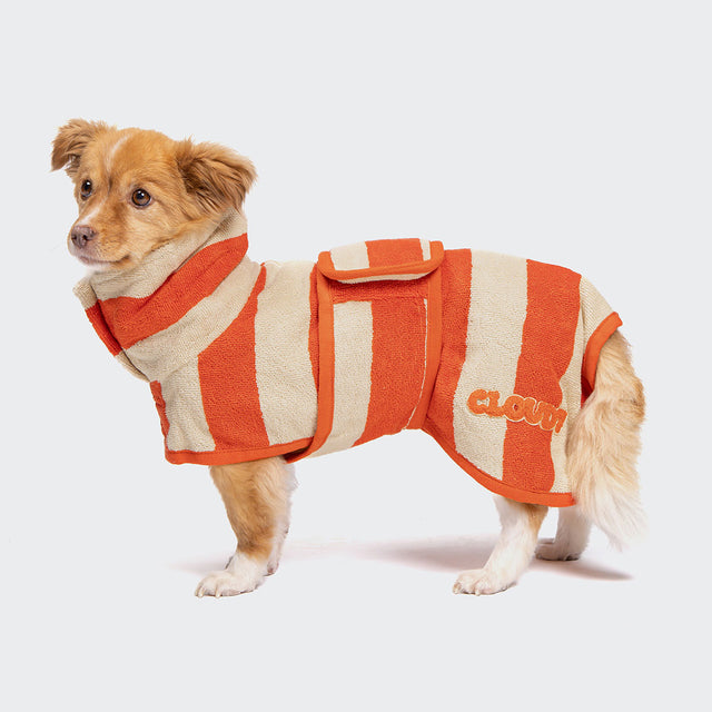 Cloud7 Hundebademantel Wannsee, Stripes Hundebademantel