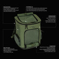 Cloud7 Hunderucksack AKTIV, Olive Rucksack