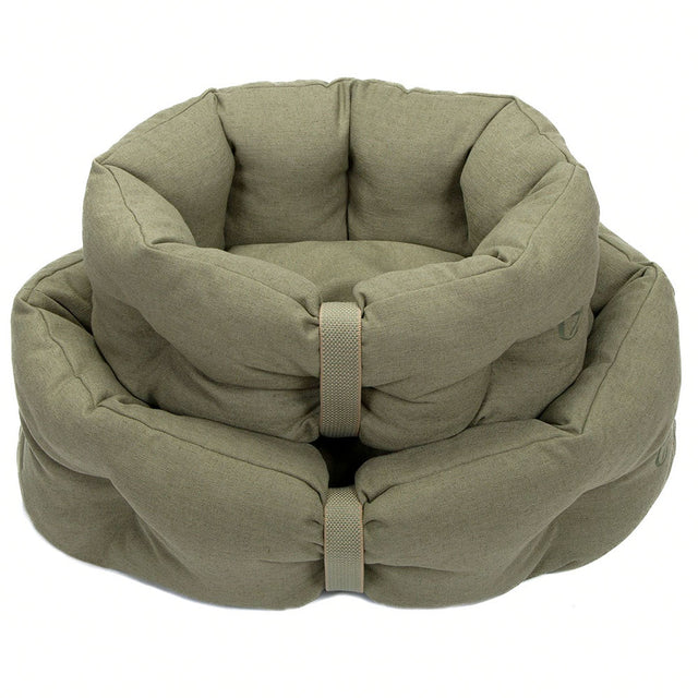 Cloud7 Hundebett LTTL Snoozy Linen-Mix Moss Hundebett