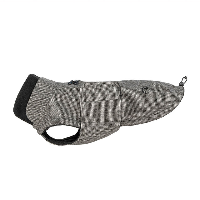 Cloud7 Hundemantel Dackel Brooklyn, Tweed Black Hundewintermantel
