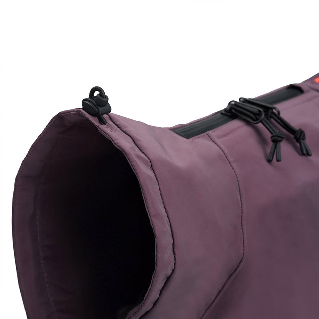 Cloud7 Hunderegenmantel AKTIV Aubergine/Orange Hunderegenmantel