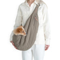 Cloud7 Hundeumhängetasche LTTL Puffer Khaki/Peach Hundetragetasche
