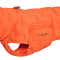 Cloud7 Wintermantel Alaska Seersucker, Orange Hundewintermantel