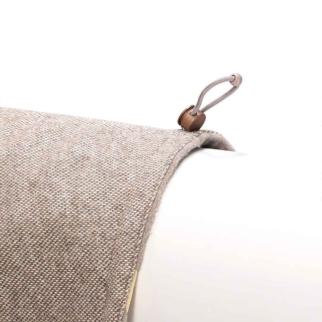 Cloud7 Hundemantel Brooklyn Long, Tweed Beige Hundewintermantel