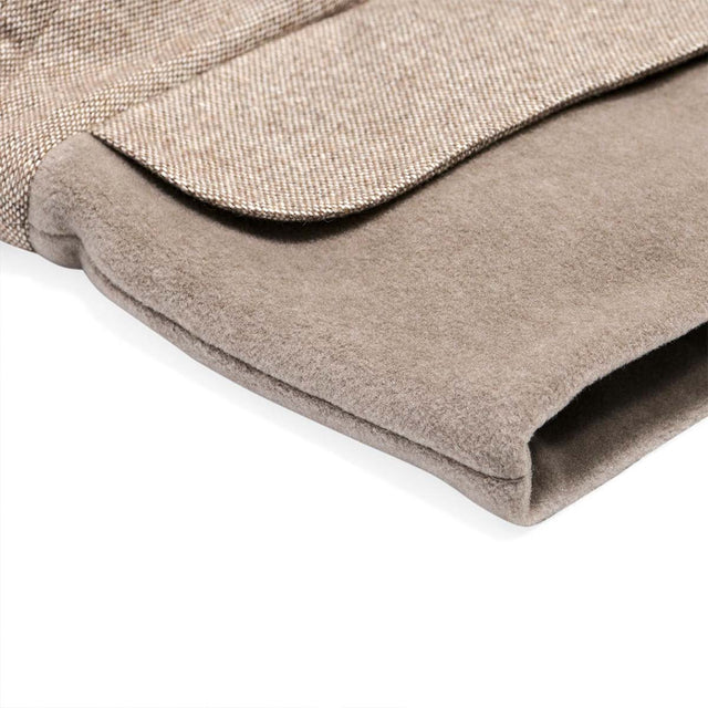 Cloud7 Hundemantel Brooklyn Long, Tweed Beige Hundewintermantel