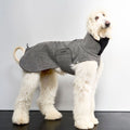Cloud7 Windhundmantel Brooklyn Long, Tweed Black Hundewintermantel