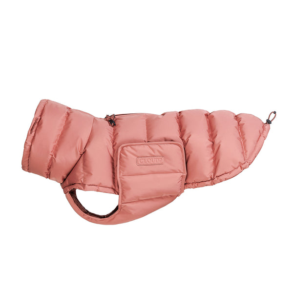 SPACE LION Daunen-Winterjacke Für Hunde – Wasserdicht, Winddicht, Verstellbar, Größe S-XL (Rosa)