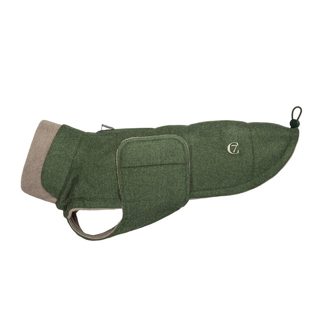 Cloud7 Hundemantel Dackel Brooklyn Flanell, Fern Green Hundewintermantel