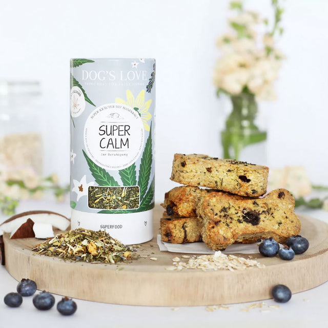 Dog's Love Kräutermischung SUPER CALM, 70g Nahrungsergänzungsmittel für Hunde