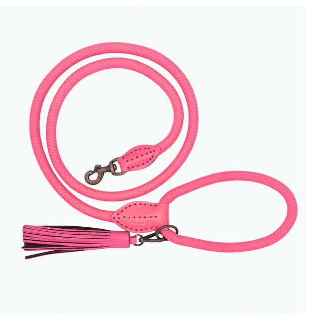 Dog with a Mission Classic Hundeleine, Flamingo Hundeleine L (165 cm x 1.4 cm)