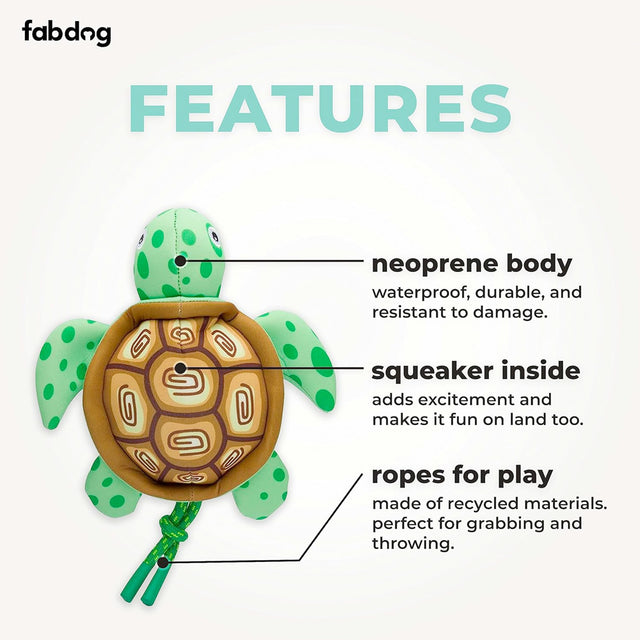 Fabdog Floatie Turtle Wasserspielzeug