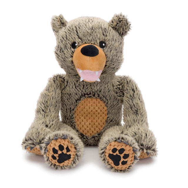 Fabdog Hundespielzeug Floppy Grizzlybär Stoffspielzeug