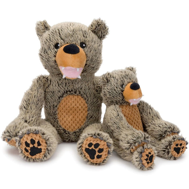 Fabdog Hundespielzeug Floppy Grizzlybär Stoffspielzeug