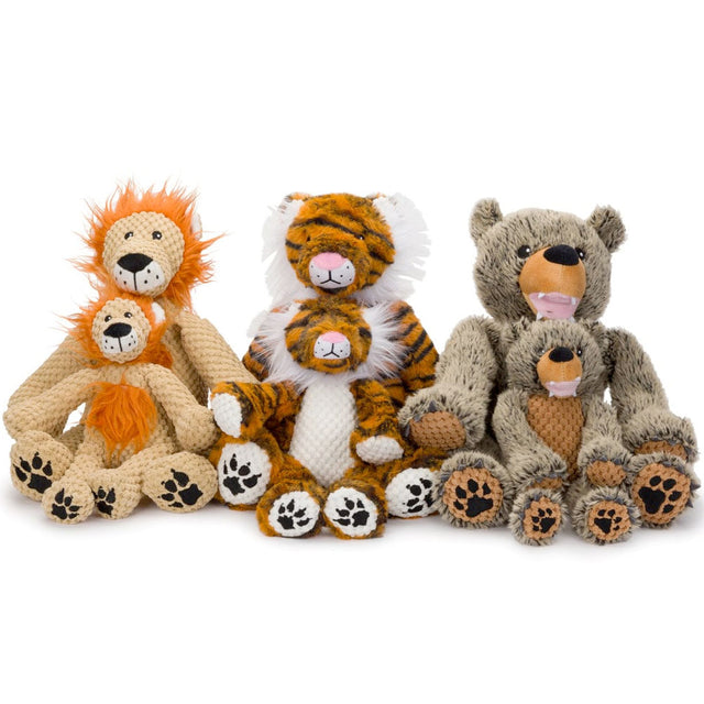 Fabdog Hundespielzeug Floppy Grizzlybär Stoffspielzeug