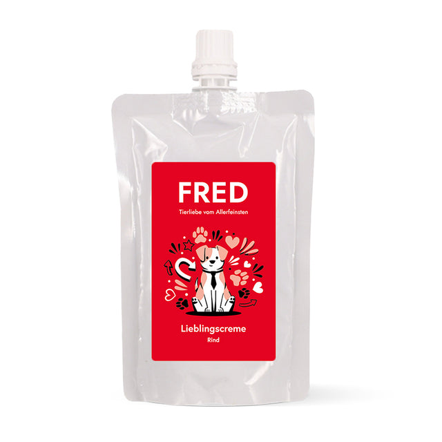 FRED & FELIA Lieblingscreme Rind, 100g Hundeleckerli