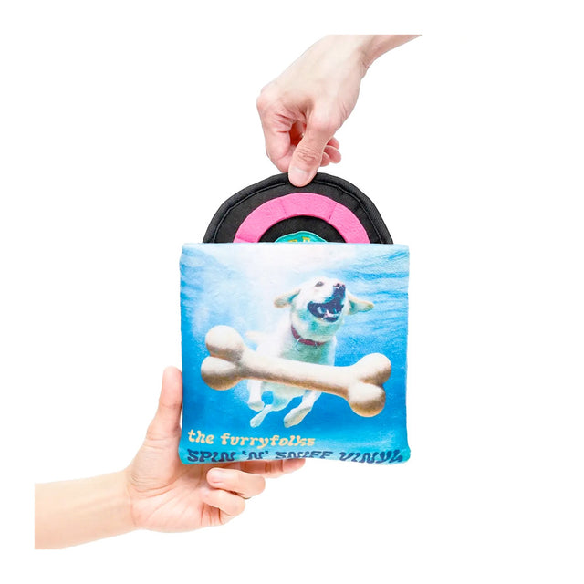 The FurryFolks Hundespielzeug, Vinyl Interaktiv