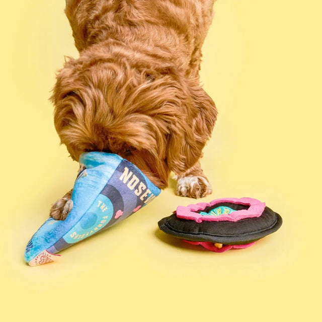 The FurryFolks Hundespielzeug, Vinyl Interaktiv