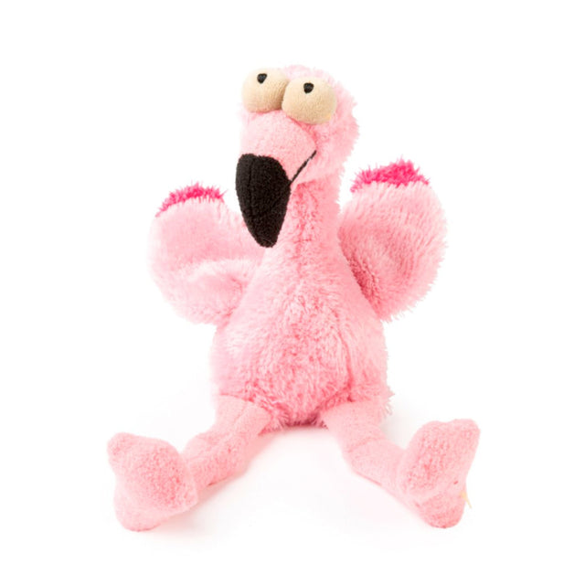 FuzzYard Hundespielzeug Nasties, Flo The Flamingo Stoffspielzeug