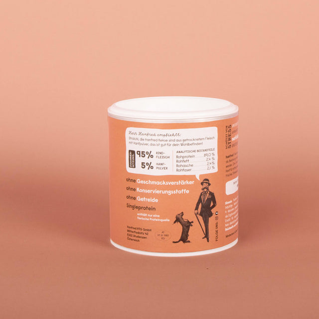 Hanfred Hanf Minis Rind, 90g Funktionssnack