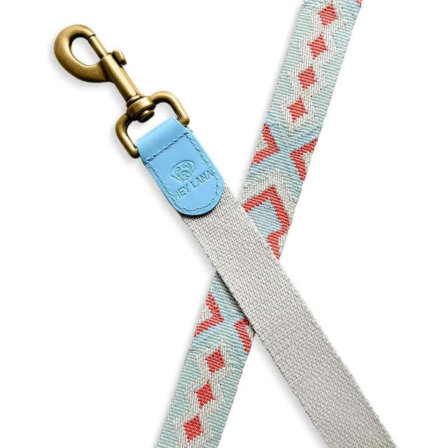 Hey Lana Hundeführleine, 3-fach verstellbar, 2m – Coral/Blau Hundeleine
