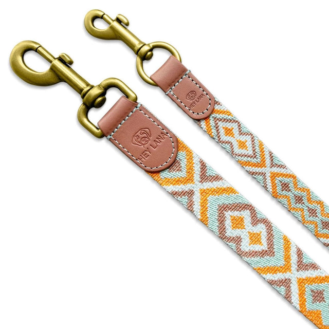 Hey Lana Hundeführleine, 3-fach verstellbar, 2m – Mint/Orange Hundeleine