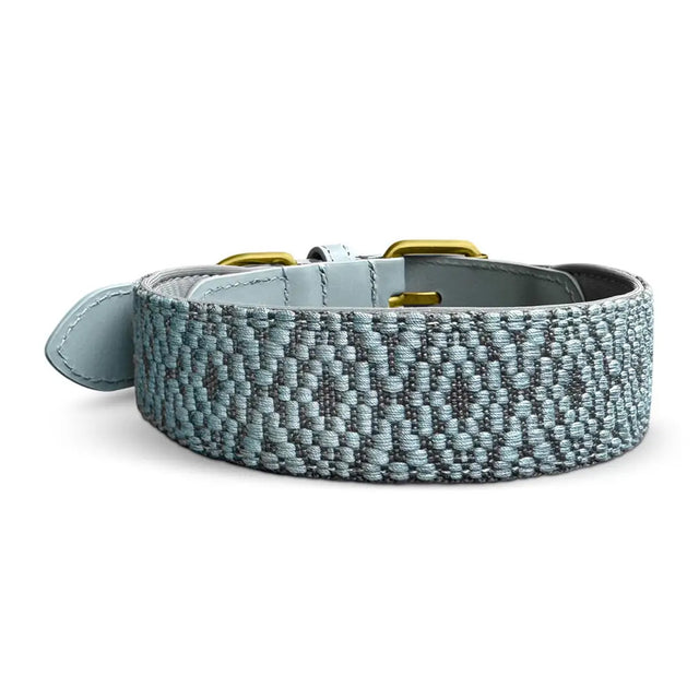 Hey Lana Hundehalsband Gepolstert – Anthrazit/Eisblau Hundehalsband