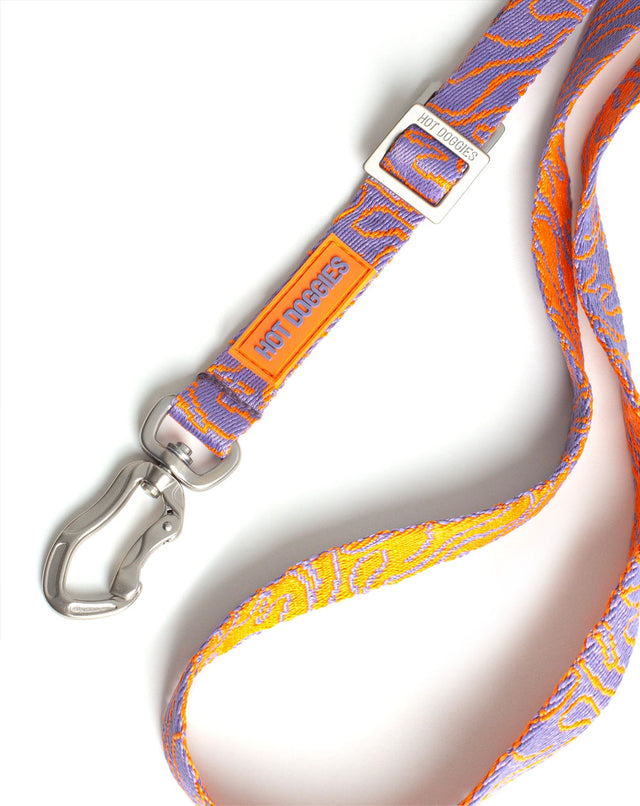 HOT DOGGIES Hundeleine Hands-Free, Lily Coral Hundeleine