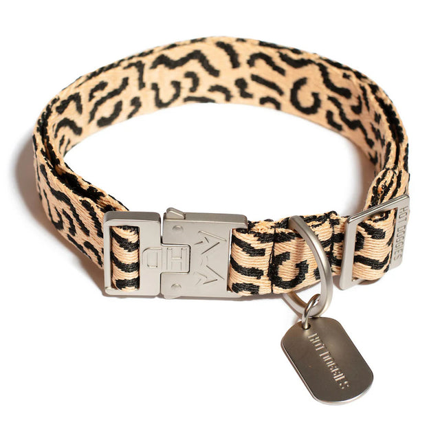 HOT DOGGIES Hundehalsband, Coco Noir Hundehalsband