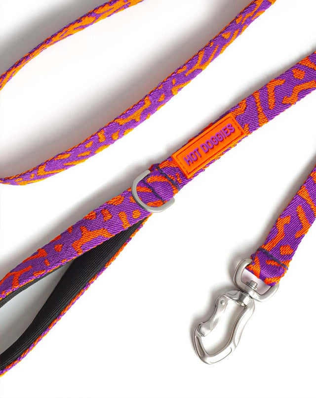 HOT DOGGIES Hundeleine Klassik, Poppy Sunrise Hundeleine