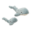 HuggleHounds Hundespielzeug Knottie Mobie the Whale Stoffspielzeug