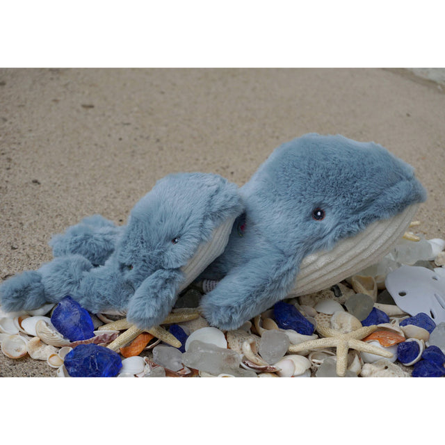 HuggleHounds Hundespielzeug Knottie Mobie the Whale Stoffspielzeug