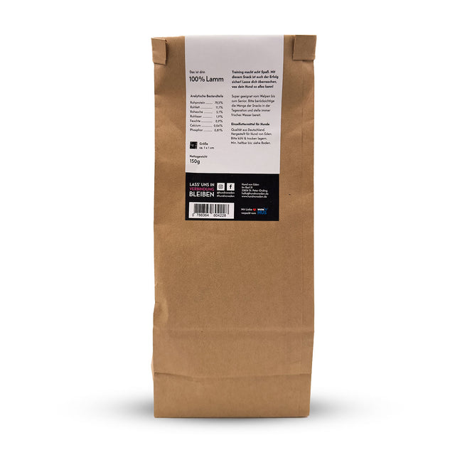 Hund von Eden Lunge vom Lamm, 150g Fleischsnacks