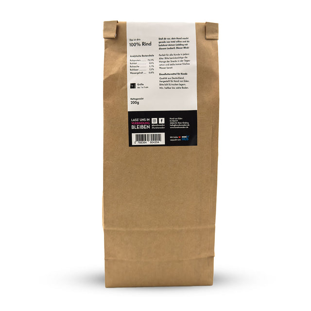 Hund von Eden Lunge vom Rind, 200g Fleischsnacks