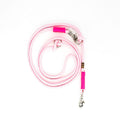 Studio am Meer Hundetauleine Altrosa mit Neonpink Hundeleine