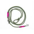 Studio am Meer Hundetauleine Avocado mit Neonpink Hundeleine