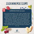Lakefields Manufaktur Hundeleckerli SUPERFOOD Sticks Weidelamm Fleischsnacks